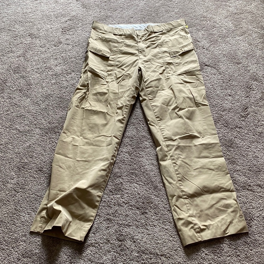Sportif Khaki Cargo Utility Pants Straight Leg Outdoor Hiking SIZE 40